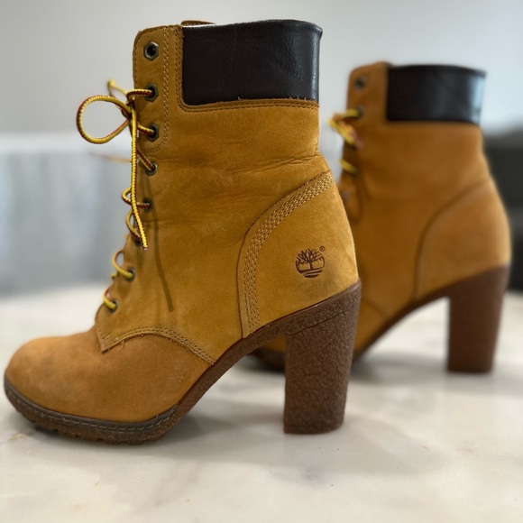 Timberland Women's Tillston 6 inch double collar Heeled Boots - Picture 6 of 10